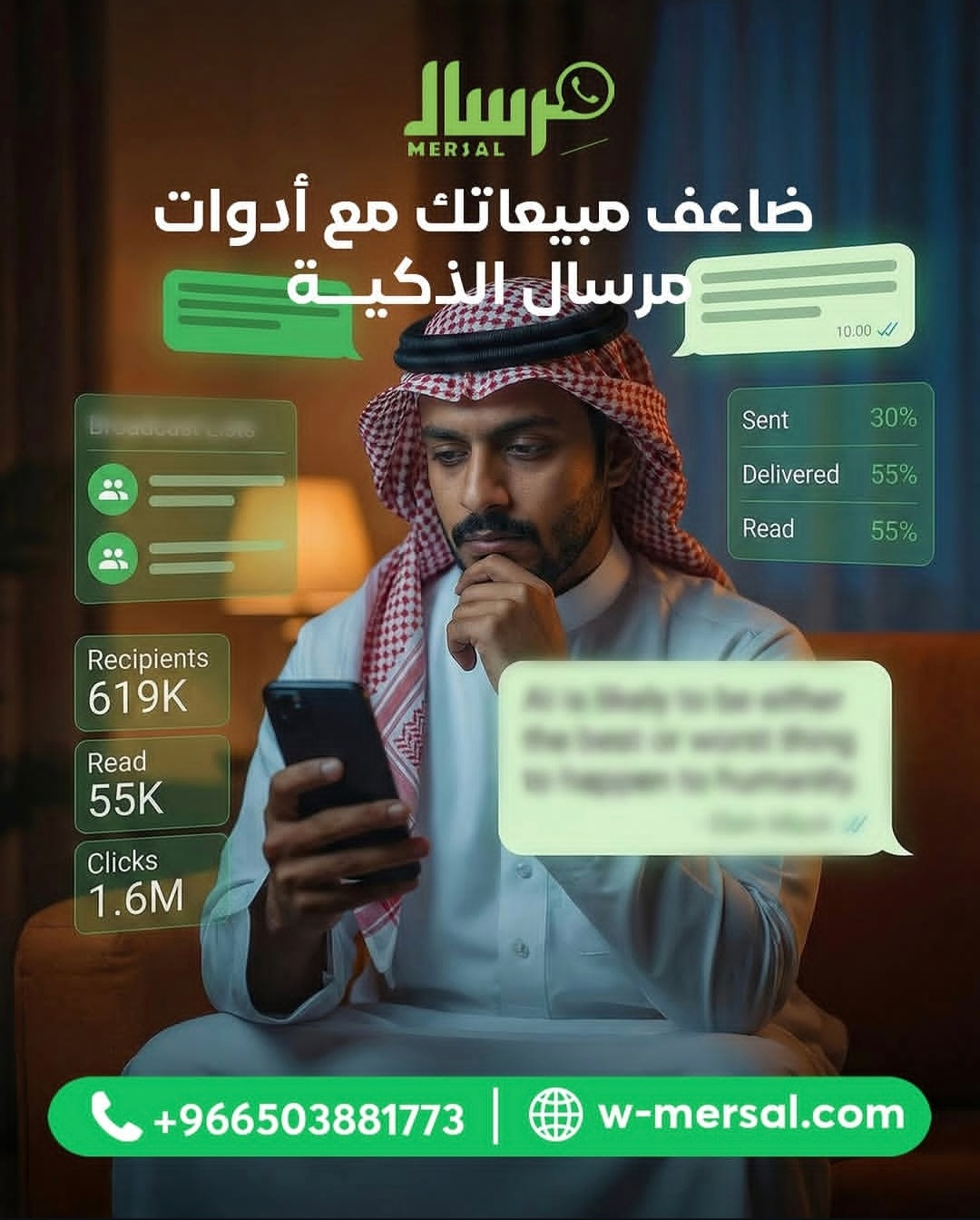 لغة الأرقام لا تكذب: كيف تضاعف مبيعاتك باستخدام أدوات مِرسال الذكية؟