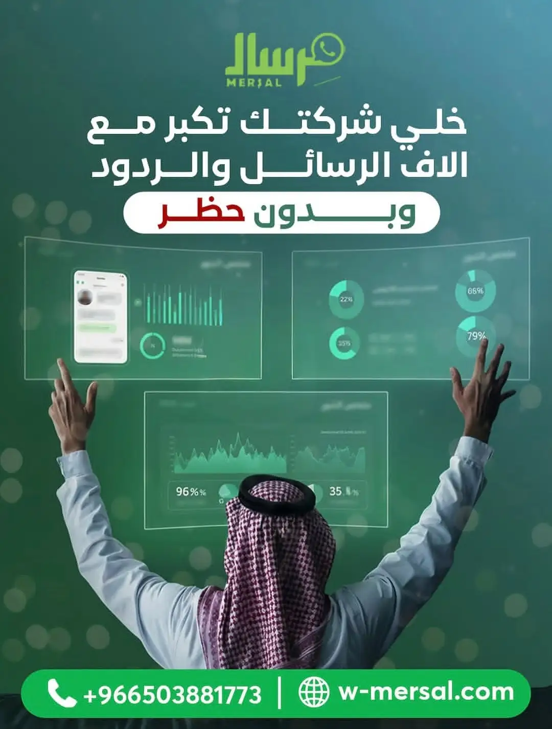 مايسترو النمو الرقمي: كيف تقود شركتك للتوسع عبر آلاف الرسائل والبيانات الحية بدون حظر مع مِرسال؟