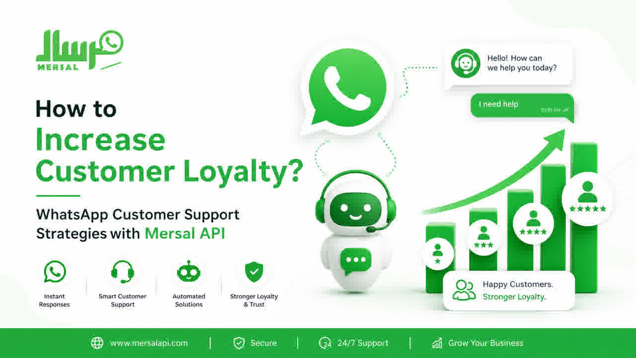 كيف تزيد ولاء عملائك؟ استراتيجيات دعم العملاء عبر واتساب مع مرسال API